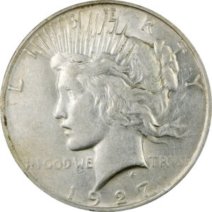 1927-D Peace Silver Dollar - XF 45