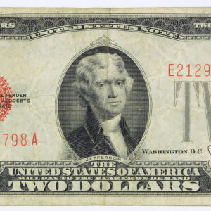 1928 $2 Legal Tender U.S. Notes