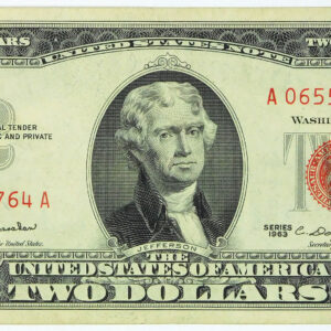 1963 $2 Legal Tender U.S. Notes (XF+)