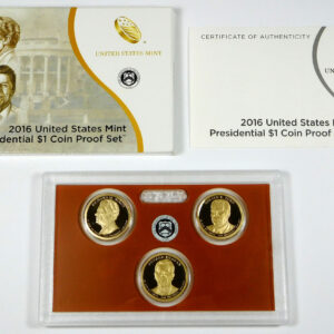 2016 Presidential Dollar Proof Set