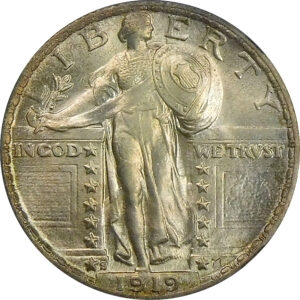 1919-S Standing Liberty Quarter - NGC MS 65