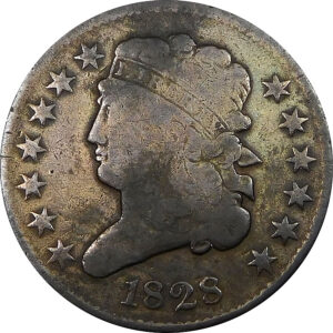 1828 13 Stars Classic Head Half Cent - VG