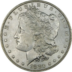 1880-O Morgan Silver Dollar - MS 61