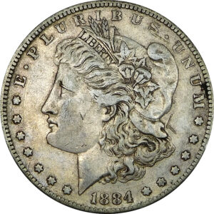1884-S Morgan Silver Dollar - XF 40