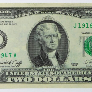 1976 $2 Federal Reserve Notes (XF+)