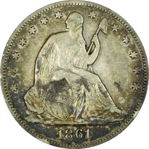 1861-O Seated Liberty Half Dollar - VF