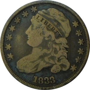 1833 Capped Bust Dime - VG - #2