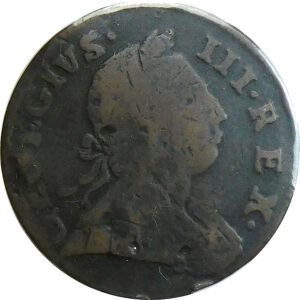 1776 Machin's Mills 1/2P Copper Coin