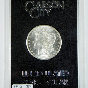 1884-CC Morgan Silver Dollar - GSA