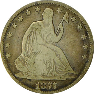 1877 Seated Liberty Half Dollar - VG