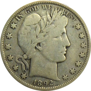 1892 Barber Half Dollar - Fine
