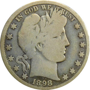 1898-O Barber Half Dollar - VG