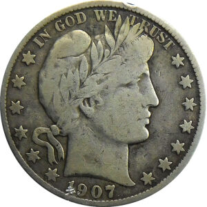 1907-O Barber Half Dollar - Fine