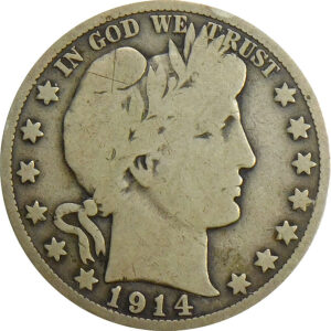 1914 Barber Half Dollar - Good #1