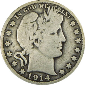 1914 Barber Half Dollar - VG