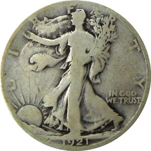 1921-S Walking Liberty Half Dollar - Good