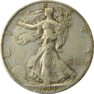 1933-S Walking Liberty Half Dollar - XF 40
