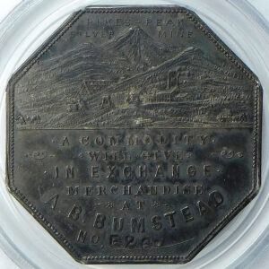 1900 Lesher Silver Dollar (HK-788) AB Bumstead Type 1 - PCGS MS 61