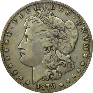 1878 7TF R78 Morgan Silver Dollar - PCGS VF 25 - VAM 166 Tripled Eye - CAC