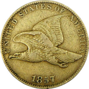 1857 Flying Eagle Cent - VF