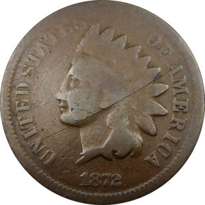 1872 Indian Head Cent - Good