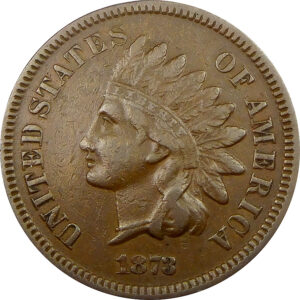 1873 Indian Head Cent - VF