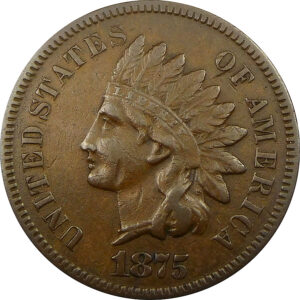 1875 Indian Head Cent - VF