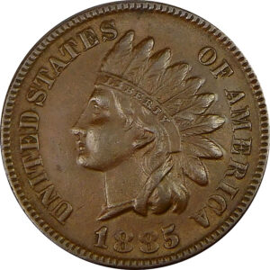 1885 Indian Head Cent - AU