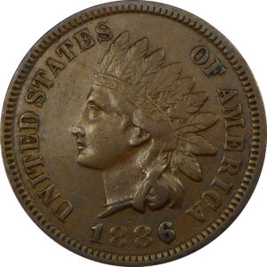 1886 Ty 1 Indian Head Cent - XF 40 - #2
