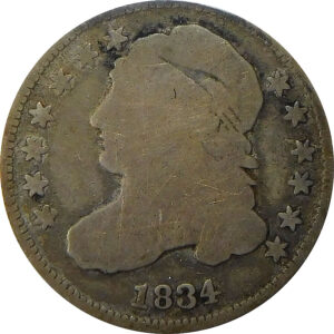 1834 Capped Bust Dime - Good