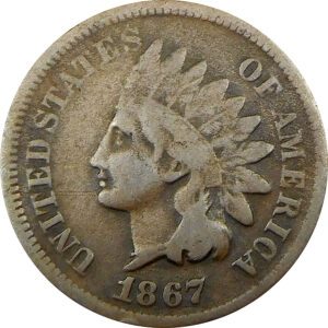 1867 Indian Head Cent - VG