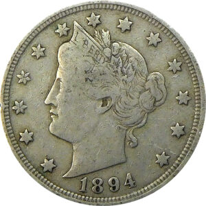 1894 Liberty Head Nickel - Fine