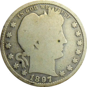 1897-S Barber Quarter - Good