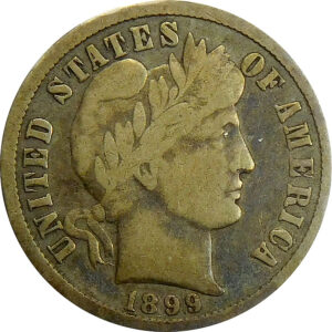 1899-O Barber Dime - Fine #1