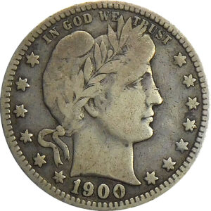 1900-O Barber Quarter - Fine