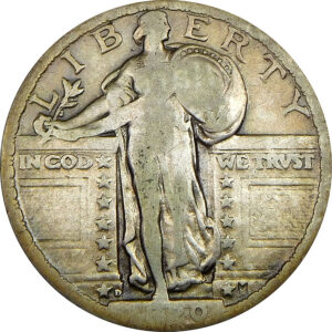 1920-D Standing Liberty Quarter - Good+
