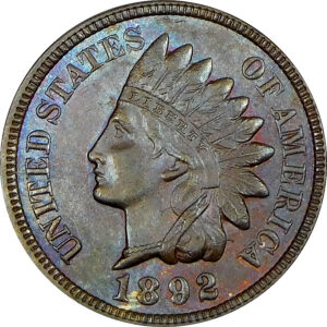 1892 Indian Head Cent - MS 64 BN