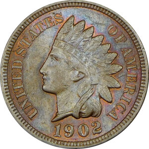1902 Indian Head Cent - MS 63 BN