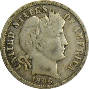 1906-O Barber Dime - VF