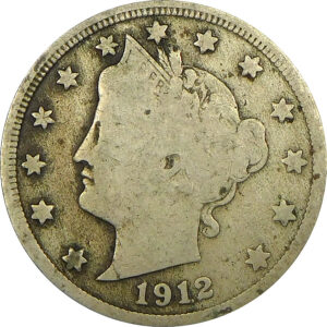1912-S Liberty Head Nickel - VG