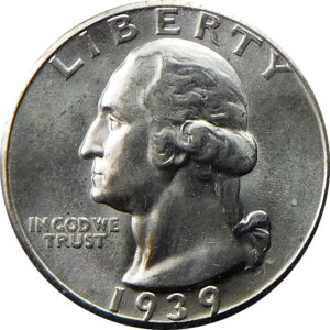 1939-D Washington Quarter - MS 65