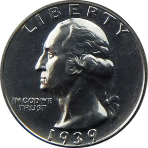 1939 Washington Quarter - Proof 64
