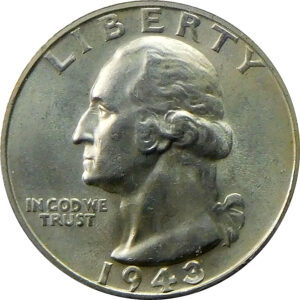 1943-S Washington Quarter - MS 65
