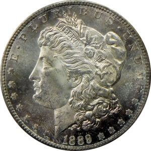 1889-S Morgan Silver Dollar - PCGS MS 63 - Toning